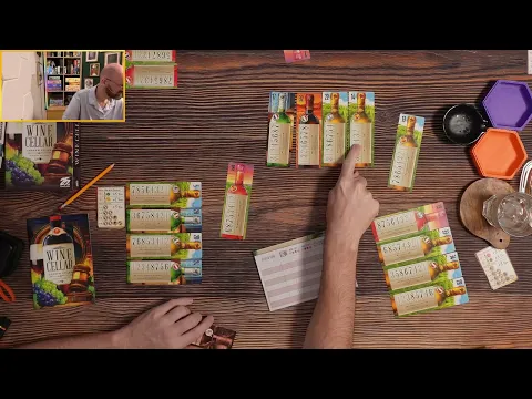 Wine Cellar Board Game Teach and Playthrough