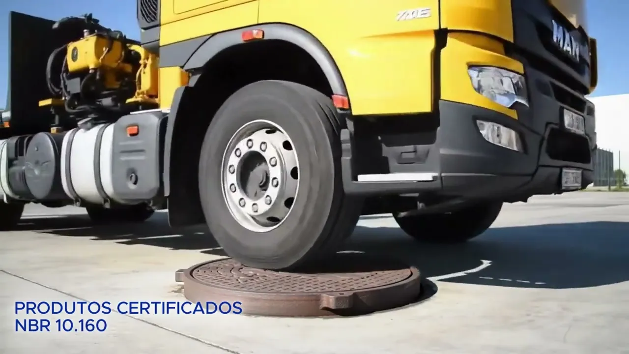 Video de Loja Sanebras Tampões de ferro Fundido.