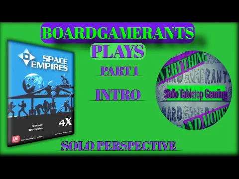 Space Empires 4X Solo Playthrough vs. Alien Players Part 1