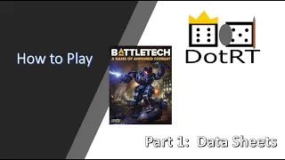 How To Play Battletech Part 1 Mech Data Sheet