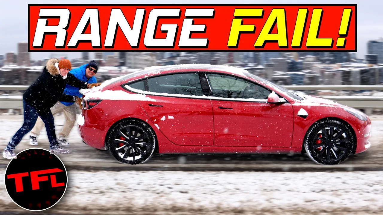 Tesla Model 3 SUB-ZERO Range Test: We All Know That EV Range Is Bad In The Cold...But THIS Bad!
