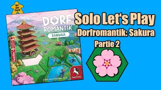 Solo Let's Play: Dorfromantik: Sakura | Partie 2 | Auf den Tisch!