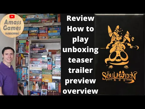 Soulaween how to play review unboxing teaser trailer preview overview AmassGames abstract strategy