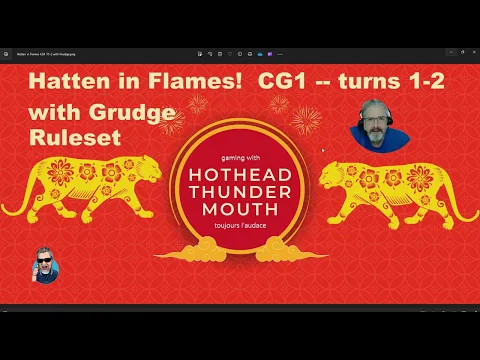 Hatten in Flames Advanced Squad Leader! CG1 turns 1-2 with Hanna Grudge SUAP #2