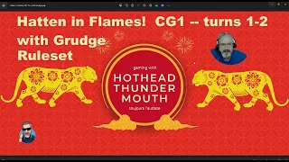 Hatten in Flames Advanced Squad Leader! CG1 turns 1-2 with Hanna Grudge SUAP #2
