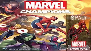 No Runthrough Review: Marvel Champions - Sp//dr