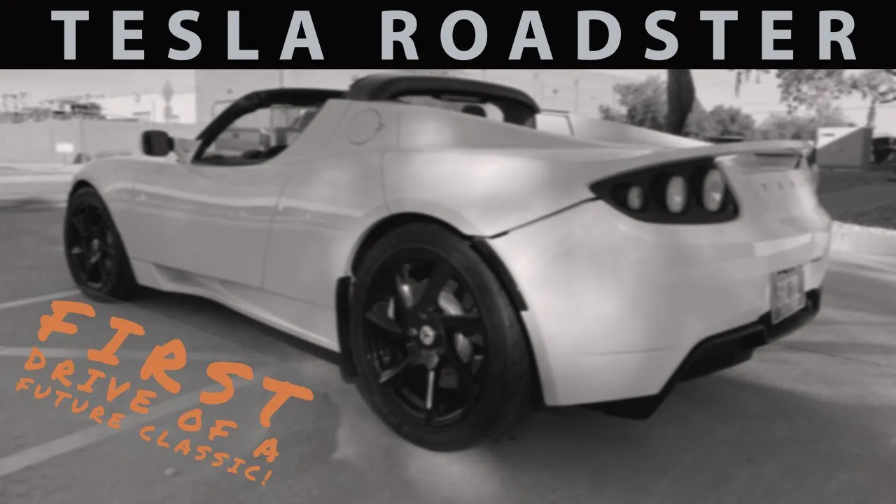 Original Tesla Roadster First Drive! Visiting Gruber Motor Company Pt. 1/3