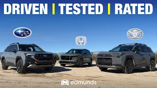 Honda CR-V TrailSport vs. Toyota RAV4 Woodland vs. Subaru Forester Wilderness: Off-Road Comparison
