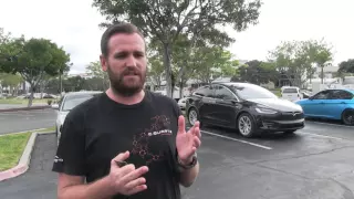 Tesla Model X waterless cleaned by Elite Finish Detailing in San Diego