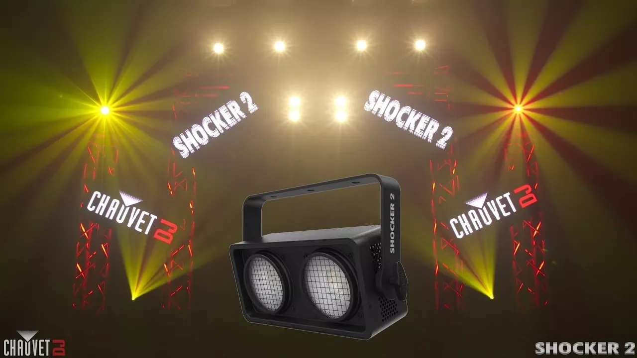 Product video thumbnail for Chauvet Shocker 2 Dual Zone COB LED Blinder Light
