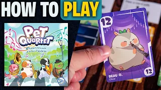 Pet Quartet | How to Play | Learn to Play in 5 Minutes! | Clever Set Collection Card Game