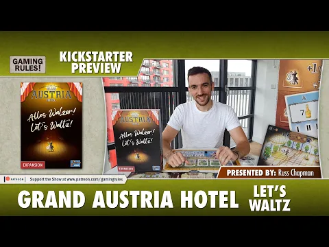 Grand Austria hotel - Let's Waltz Expansion. Kickstarter Preview