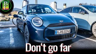 Mini Cooper E (36kWh) Long Distance Test ⚡ 350 km Winter Road Trip | Real Charging & Range