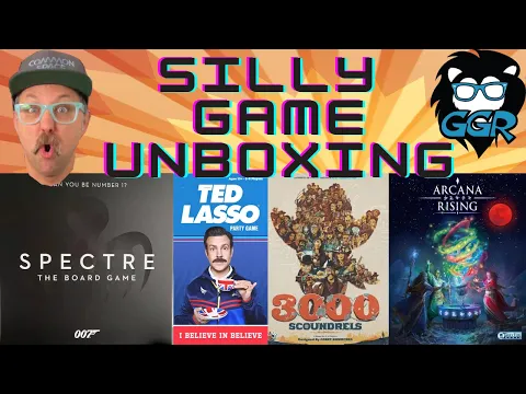 Silly Board Game Unboxings from September 2022 - Cat In The Box, 3000 Scoundrels, and more!