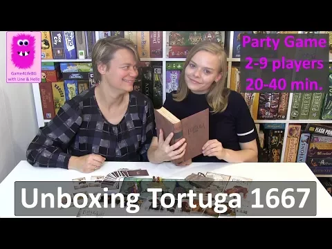 Tortuga 1667, Unboxing (In English, board game)