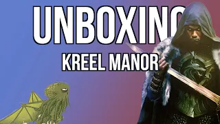 Unboxing Kreel Manor: The Dungeon Crawl Card Game - Bored Online? Board Offline!