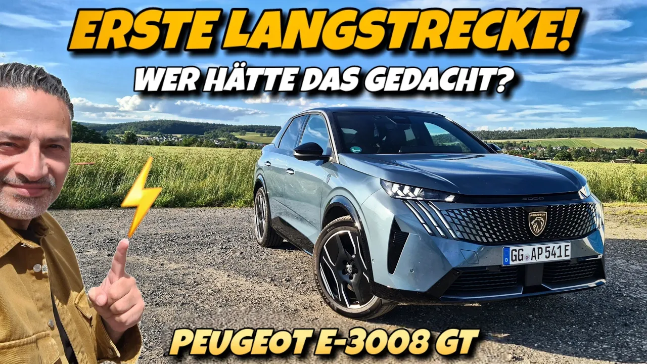 Peugeot E-3008 GT im Langstreckentest! Reichweite Verbrauch Ladezeit Software uvm. Elektroauto Test