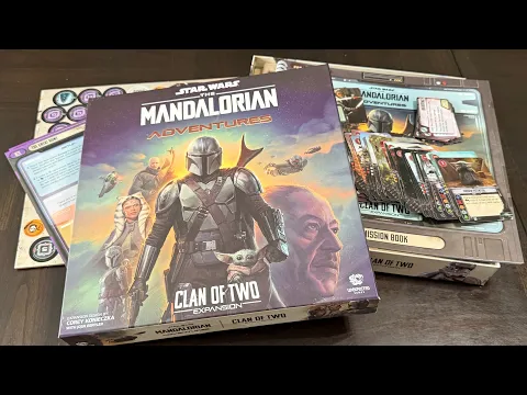Star Wars: The Mandalorian Adventures Clan of Two Board Game Expansion (Asmodee) - Unbox