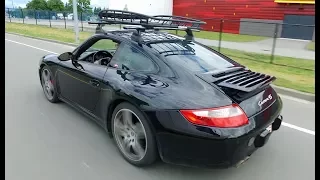 Driving a Porsche 911 with just hands. Meet the Wounded Warrior and his car.