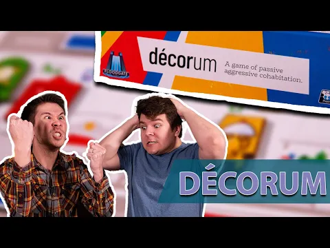 Décorum | Passive Aggressive Cohabitation | Board Game Overview & Review (Episode #58)