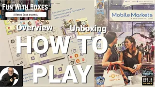 Mobile Markets a Smartphone Inc. Board Game | Overview, Unboxing and How to Play | Arcane Wonders