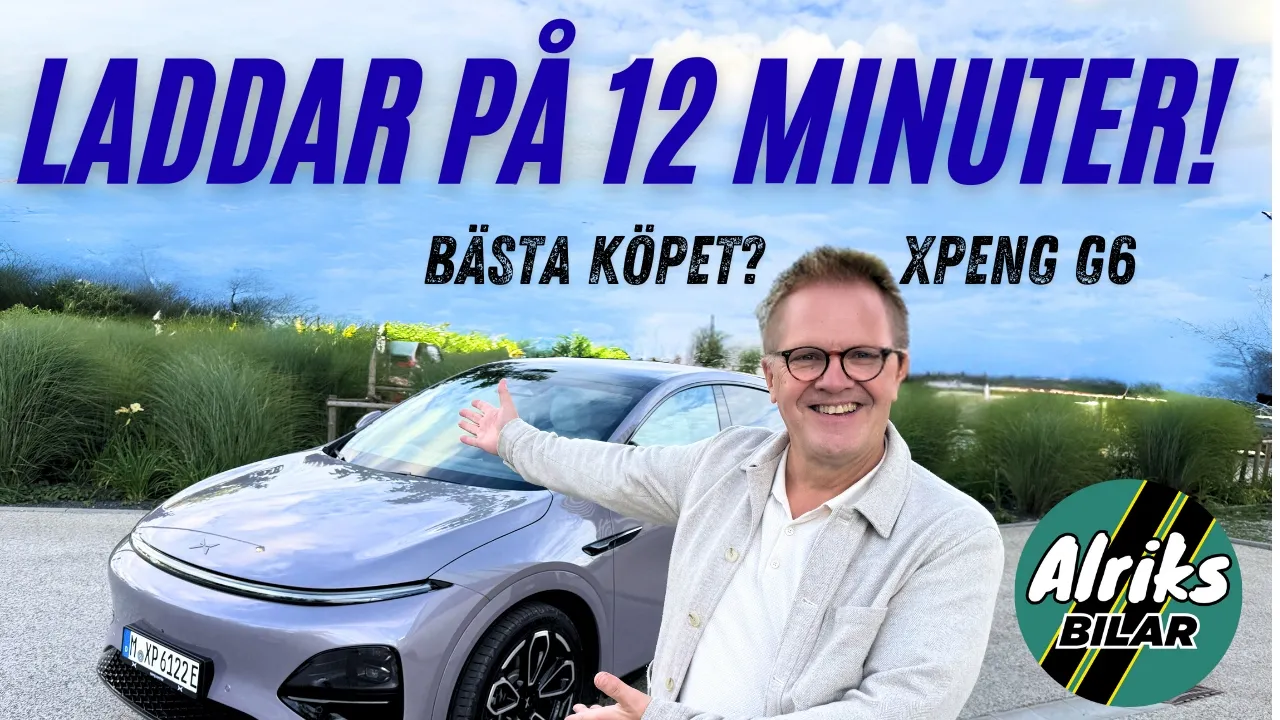 Laddar på 12 minuter! Bästa köpet? Xpeng G6