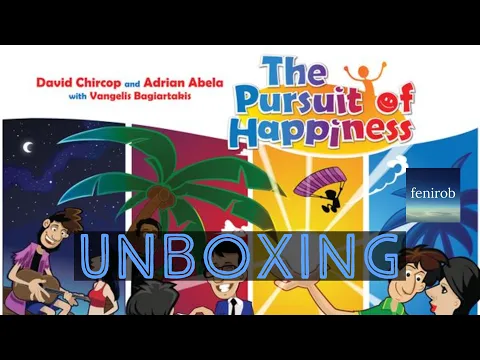 The Pursuit Of Happiness Board Game | Unboxing (No Talking)