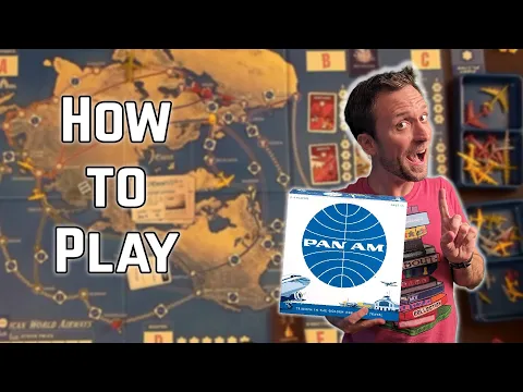 Learn the best worker placement strat to sell your airline to Pan Am (How to Play Board Games)
