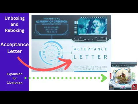 Civolution | Acceptance Letter Expansion | Unboxing and Reboxing