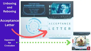 Civolution | Acceptance Letter Expansion | Unboxing and Reboxing