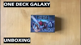 Unboxing One Deck Galaxy Card Game