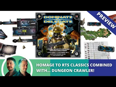 Dominate & Delegate: Preview. Homage to RTS classics with a twist.