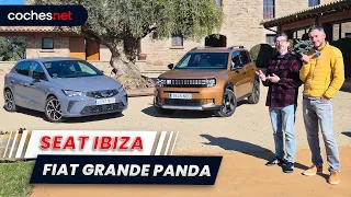 SEAT Ibiza vs FIAT Grande Panda ¿Utilitario o Crossover? | Comparativa / Prueba / Review en español