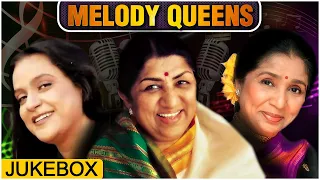 Bollywood Melody Queens | Lata Mangeshkar, Asha Bhosle, Hemlata | Old Hindi Songs