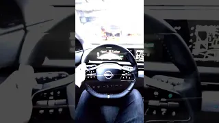Nissan Ariya electric Dashboard & Drive #elektroauto #shorts #youtubeshorts