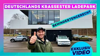 ELEKTROAUTO LADEPARK REVOLUTION: WC, Essen, Lounge, Car Wash