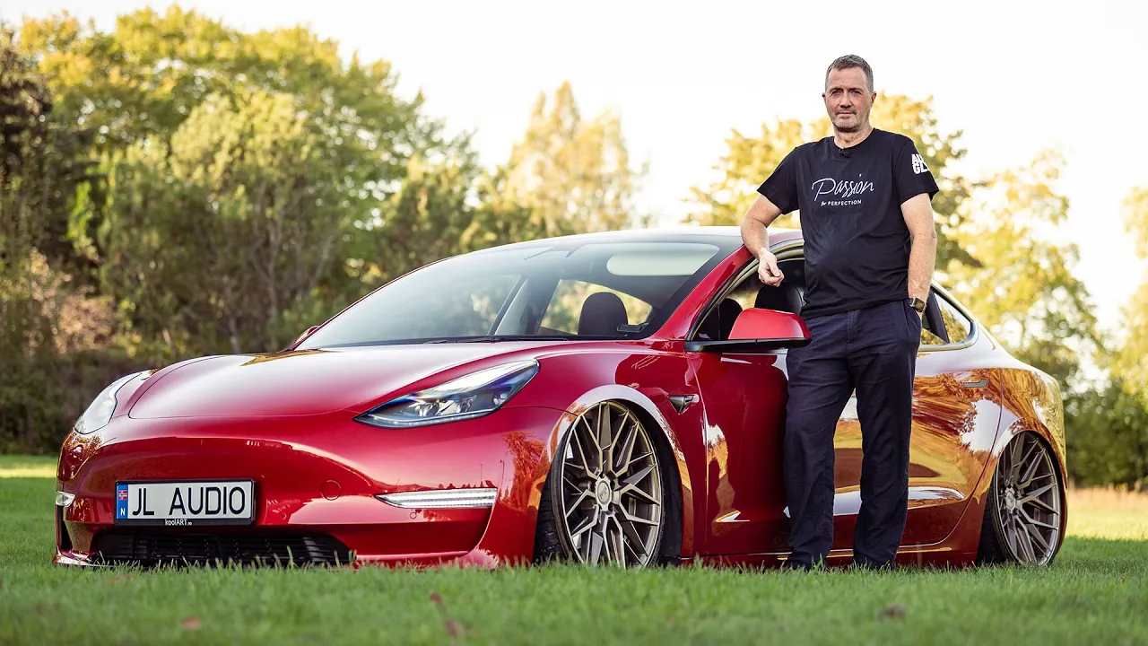 Espen har Norges kanskje kuleste Tesla Model 3