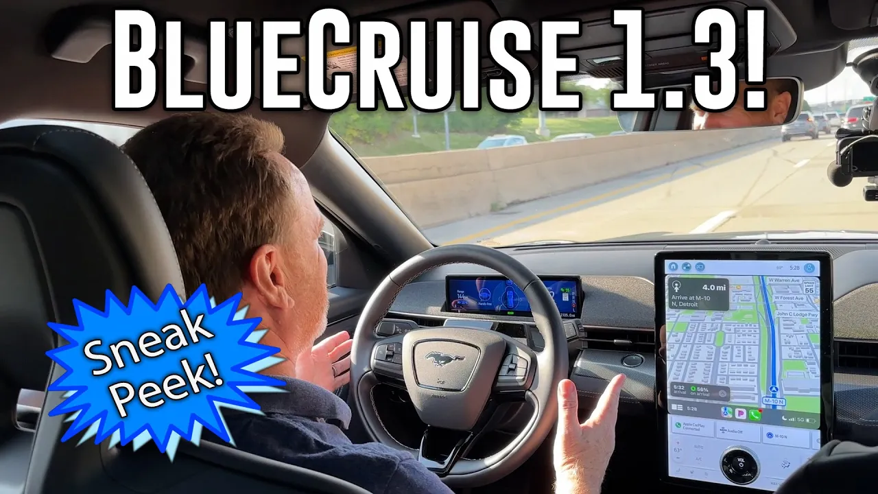 Ford BlueCruise 1.3 - Sneak Preview! Coming soon to the Mach-E!