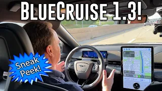 Ford BlueCruise 1.3 - Sneak Preview! Coming soon to the Mach-E!