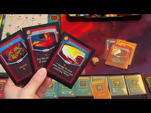 Slay the Spire: The Board Game - Ascension 1 Ironclad Solo Paythrough (Act 3)