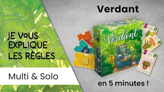 Je vous explique les règles du jeu VERDANT en moins de 5 minutes!