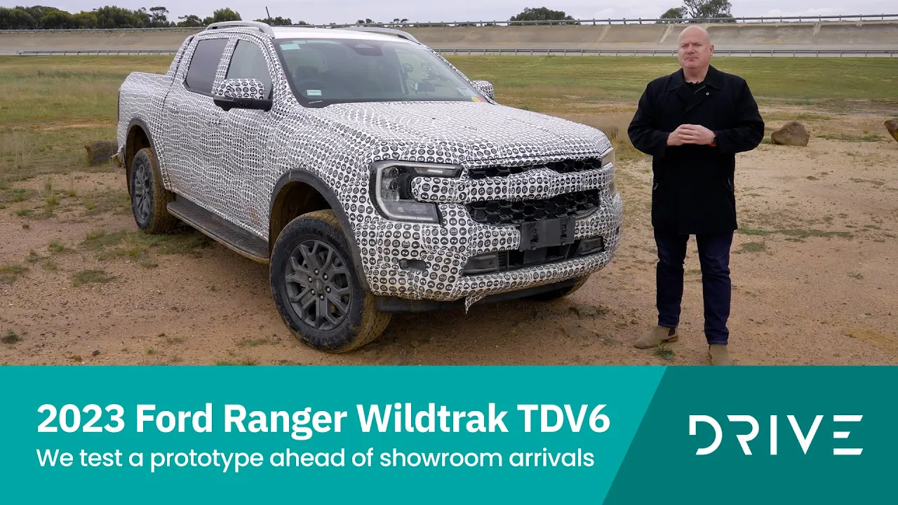 2023 Ford Ranger Wildtrak TDV6 Prototype Test Drive | Drive.com.au