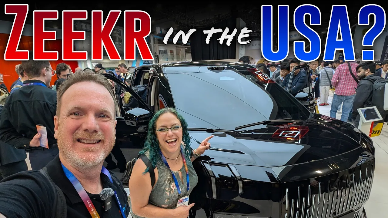 Chinese EVs in America - ZEEKR wows at CES! - EXCLUSIVE interviews with the designers!