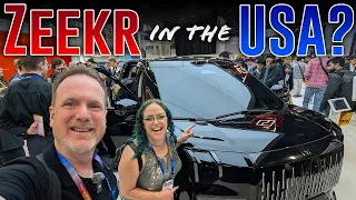 Chinese EVs in America - ZEEKR wows at CES! - EXCLUSIVE interviews with the designers!