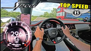 BENTLEY CONTINENTAL GTC SPEED // TOP SPEED on AUTOBAHN