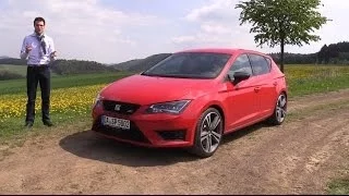 2015 Seat Leon Cupra 280 test drive review Nuerburgring  - Autogefühl