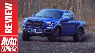 Ford F-150 Raptor review - 444bhp pick-up truck drifts and races Audi's RS3