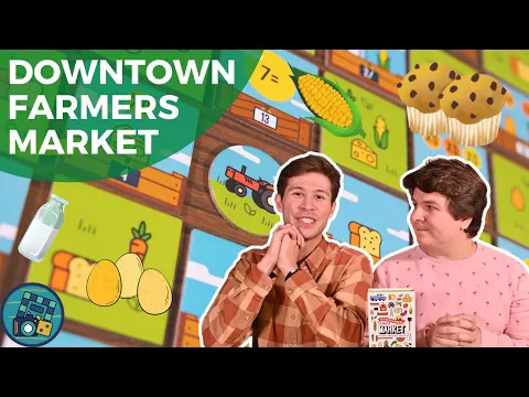 Downtown Farmers Market | Tile Placement of Fresh Ingredients! | Overview & Review (Episode #64)