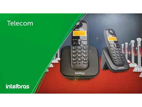 Telefone sem Fio Preto TS3112 Intelbras