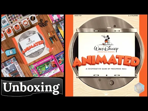 Disney Animated Studio Game: Unboxing